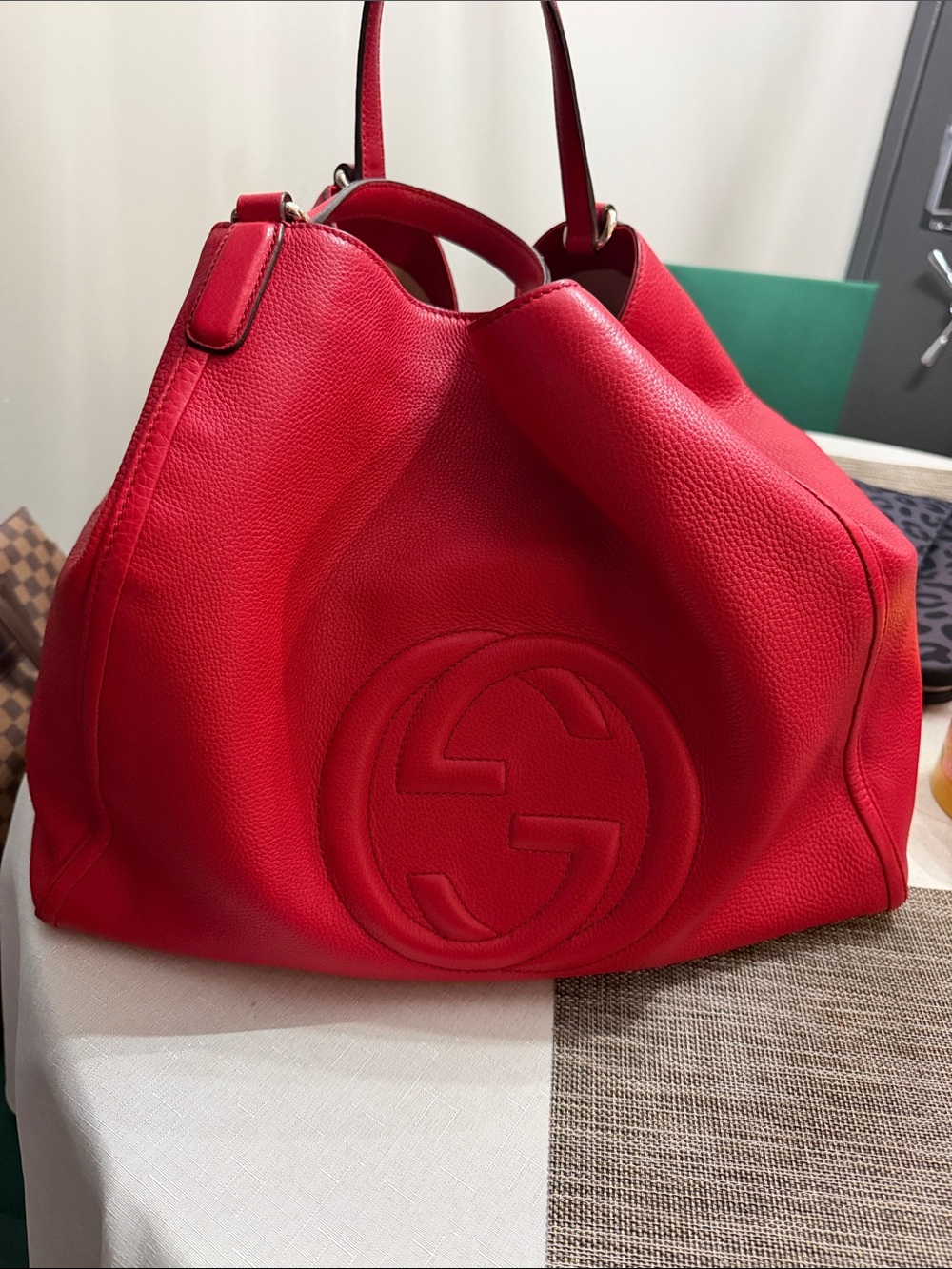 Gucci interlocking G soho tote large